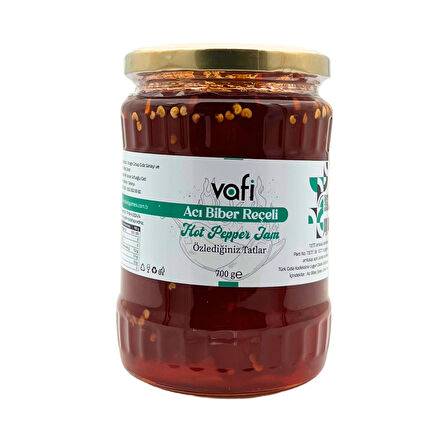 Acı Biber Reçeli 700 gr MG