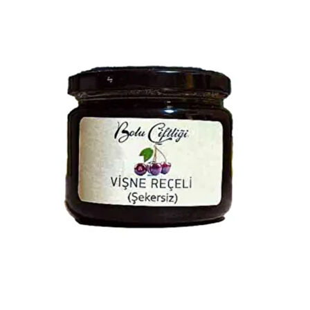 Bolu Çiftliği Şekersiz Vişne Reçeli 330 gr