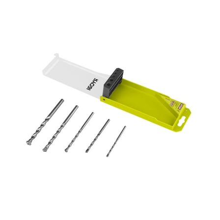 RYOBI RAK05MD Beton Matkap Ucu Seti 4 - 5 - 6 - 8 - 10 mm 5 Parça