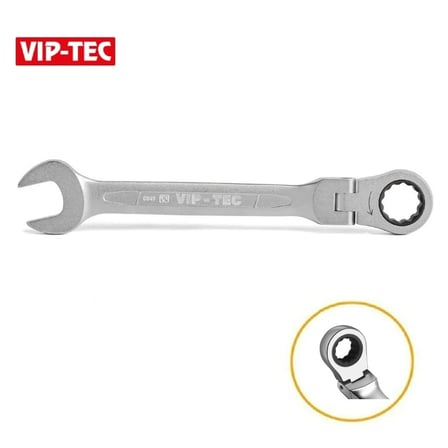 VIP-TEC Mafsallı Cırcır Kombine Anahtar 19 mm