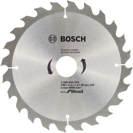 BOSCH Ecow 24 Diş Daire Testere Bıçağı 190 x 30 mm