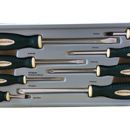 ROCKFORCE Darbeli Tornavida Takımı 8 Parça