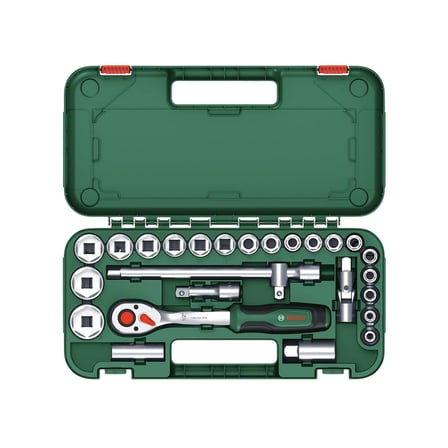 BOSCH 1/2 Altı Köşe Lokma Takımı 25 Parça