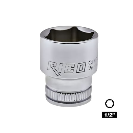 RICO 1/2 Altı Köşe Lokma 8 mm