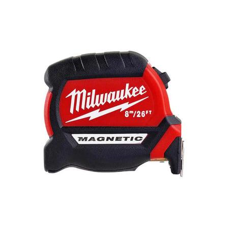 MILWAUKEE Şerit Metre Manayetik 8 mm 26 Metre