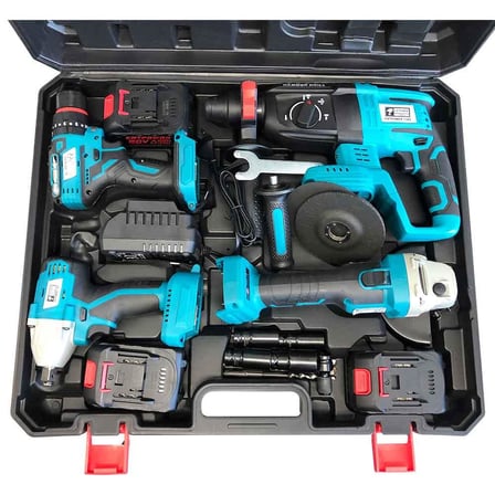 CATPOWER 1380 Akülü Kombo 4'Lü Set Kömürsüz