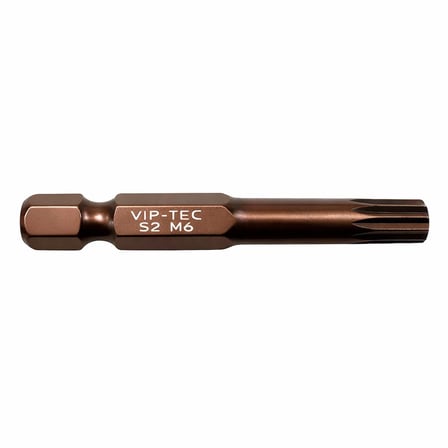 VIP-TEC M6 Splıne Uçlu Bits 50 mm