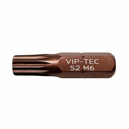 VIP-TEC M6 Splıne Bits Uç 25 mm