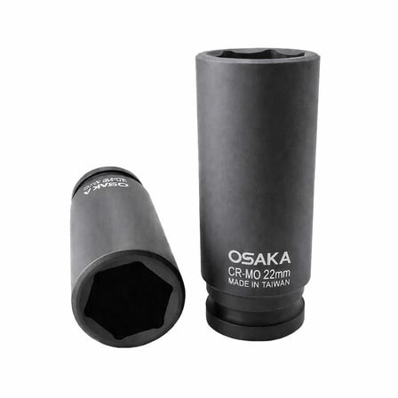 OSAKA 1/2 Altı Köşe Havalı Derin Lokma 22 mm