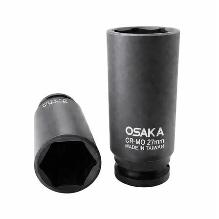 OSAKA 1/2 Altı Köşe Havalı Derin Lokma 27 mm