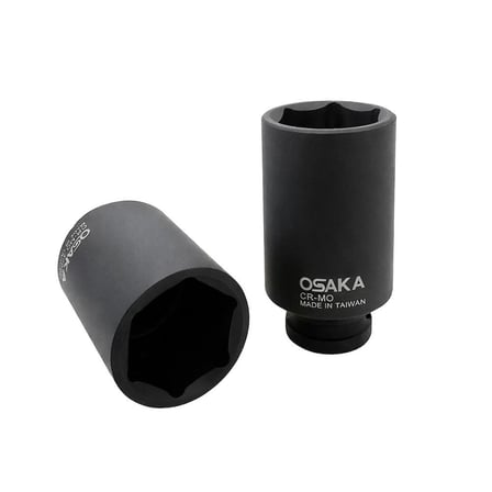 OSAKA 1/2 Altı Köşe Havalı Derin Lokma 30 mm