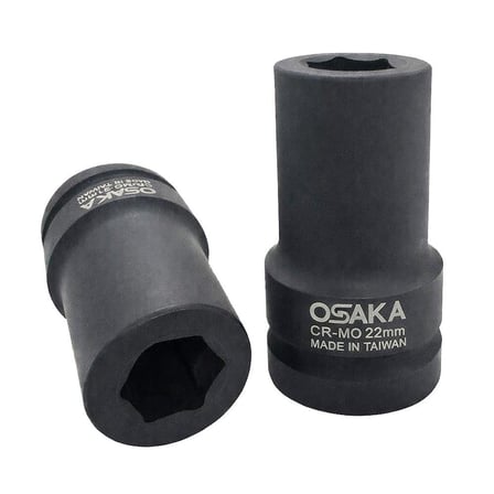 OSAKA 1" Altı Köşe Havalı Derin Lokma 22 mm
