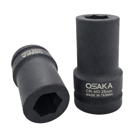 OSAKA 1" Altı Köşe Havalı Derin Lokma 25 mm