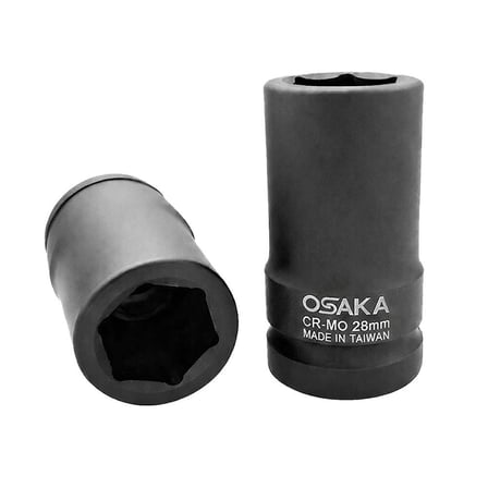 OSAKA 1" Altı Köşe Havalı Derin Lokma 28 mm