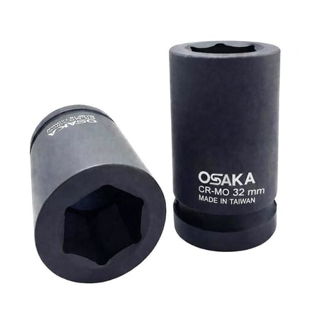 OSAKA 1" Altı Köşe Havalı Derin Lokma 32 mm