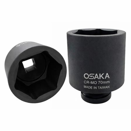 OSAKA 1" Altı Köşe Havalı Derin Lokma 70 mm