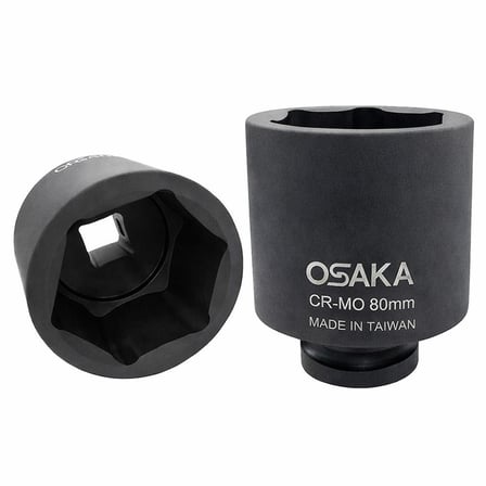 OSAKA 1" Altı Köşe Havalı Derin Lokma 80 mm