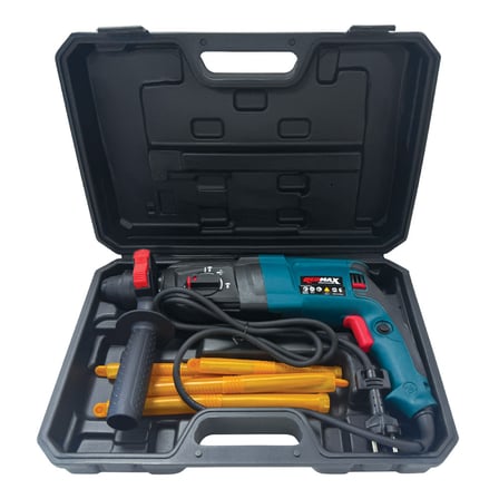 REDMAX Z1C-DK-26C Kırıcı Delici Matkap 800 W + Kırıcı Delici Uç Seti