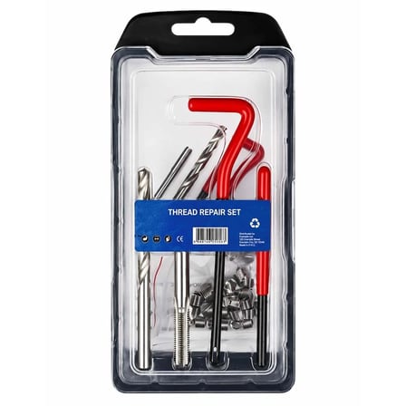 FORSAGE M12 Helicoil Kılavuz Seti Matkap Uçlu 1.25 mm