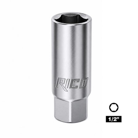 RICO 1/2 Altı Köşe Buji Lokması 17 mm