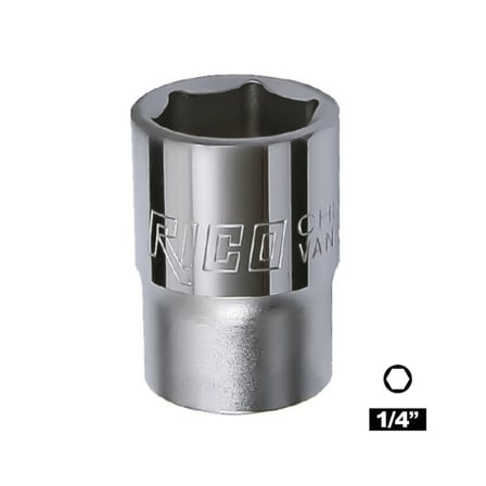 RICO 1/4 Altı Köşe Lokma 5,5 mm