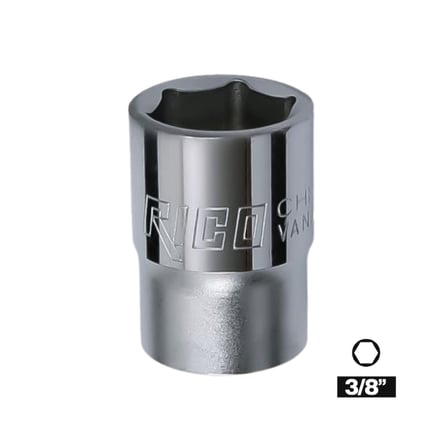 RICO 3/8 Altı Köşe Lokma 8 mm