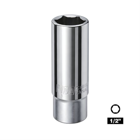 RICO 1/2 Altı Köşe Derin Lokma 9 mm