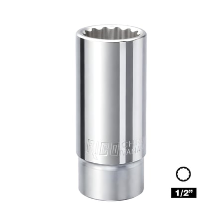 RICO 1/2 On İki Köşe Yıldız Derin Lokma 8 mm