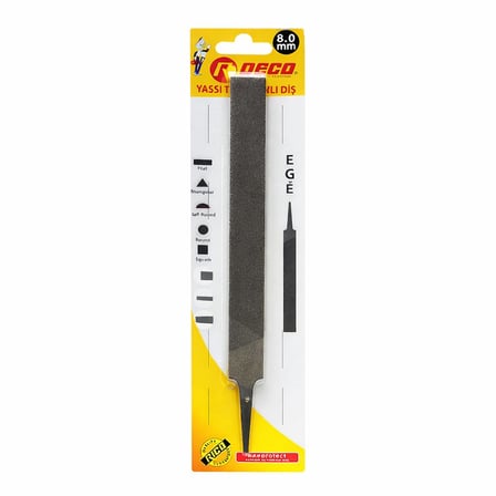 RICO Yassı Eğe Kalın Bilisterli 8 mm