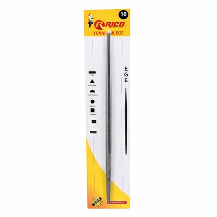 RICO Yuvarlak Eğe Bilisterli 10 mm