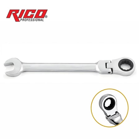 RICO Mafsallı Cırcır Kombine Anahtar 12 mm
