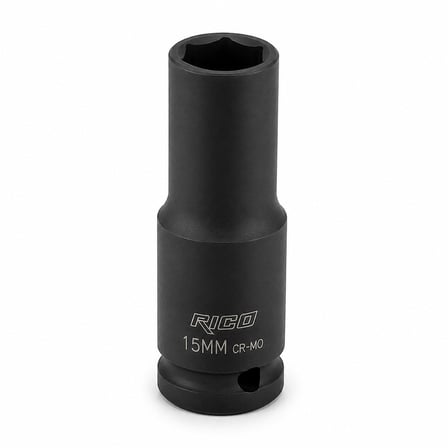 RICO 1/2 Altı Köşe Havalı Derin Lokma 15 mm