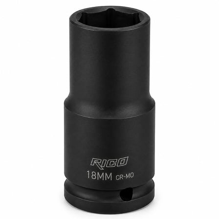 RICO 1/2 Altı Köşe Havalı Derin Lokma 18 mm
