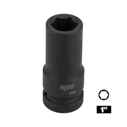 RICO 1" Altı Köşe Havalı Derin Lokma 36 mm