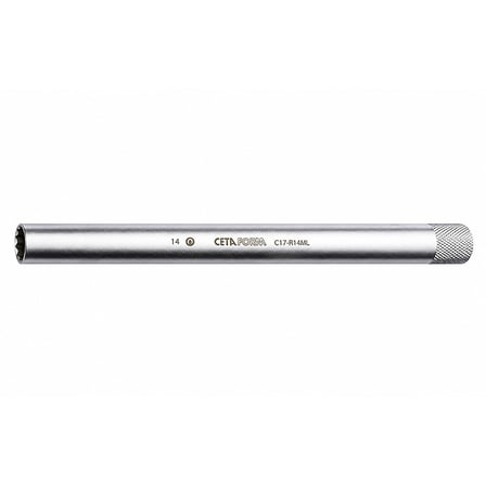 CETA FORM 3/8 On İki Köşe Buji Lokması 14 mm Uzun 25 Cm