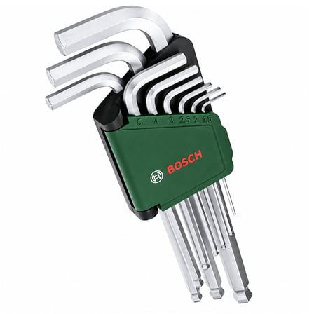 BOSCH Allen Anahtar Takımı Hex 9 Parça