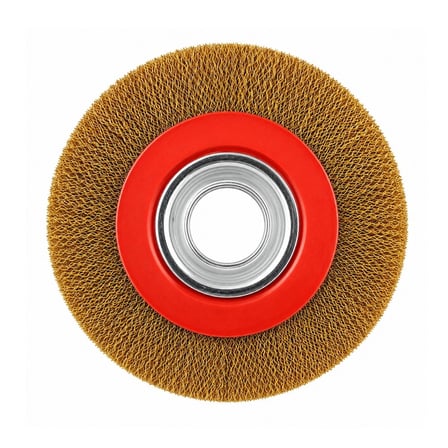 RICO Taş Motoru Saçaklı Daire Çelik Tel Fırça 150 mm