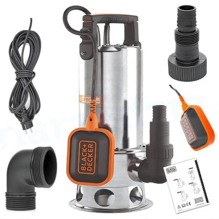 Black & Decker BXUP750CXE Temiz Su Dalgıç Pompa Kompakt Tasarım 750W