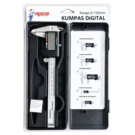 RICO Dijital Kumpas 0-150 mm