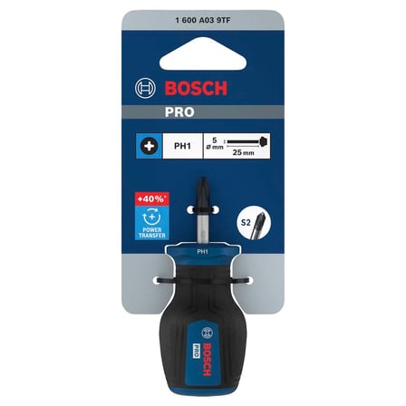 BOSCH Yıldız Uçlu Topaç Tornavida Pro PH1 x 25 mm