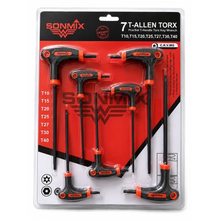 SONMIX T Saplı Torx Allen Anahtar Takımı 7 Parça