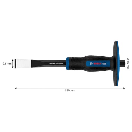 BOSCH Düz Keski Duvar ve Beton Keskisi Pro 250 x 22 x 16 mm