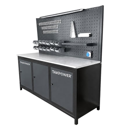 TAKPOWER 2 Metre Takım Tezgahı 3 Dolaplı Antresit