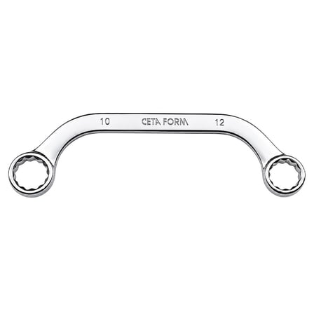 CETA FORM Yıldız İki Ağız Yarım Ay Anahtar 10 x 12 mm