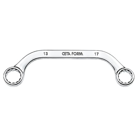 CETA FORM Yıldız İki Ağız Yarım Ay Anahtar 14 x 17 mm