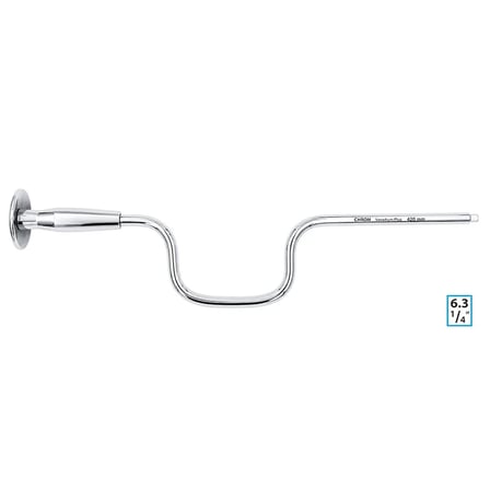 CETA FORM 1/4 Fırdöndü Kol Metal Avuç Saplı 460 mm