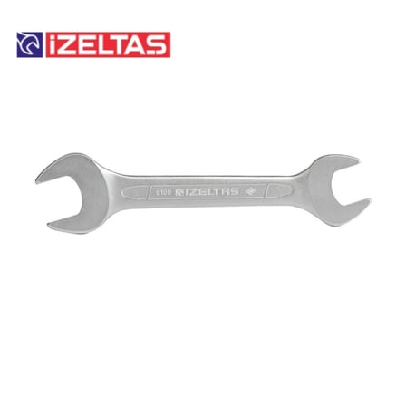 IZELTAS Çatal İki Ağız Anahtar Kısa Boy 12 x 13 mm