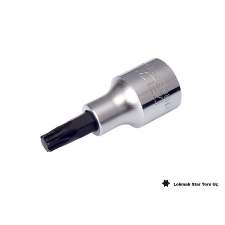 IZELTAS 1/2 T20 Lokmalı Torx Uç Kısa