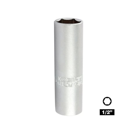 IZELTAS 1/2 Altı Köşe Buji Lokması Lastikli 21 mm