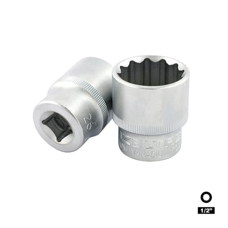 IZELTAS 1/2 On İki Köşe Yıldız Lokma 30 mm